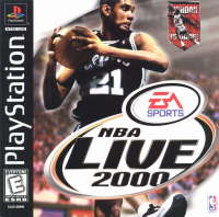NBA Live 2000 PAL Playstation PAL box art